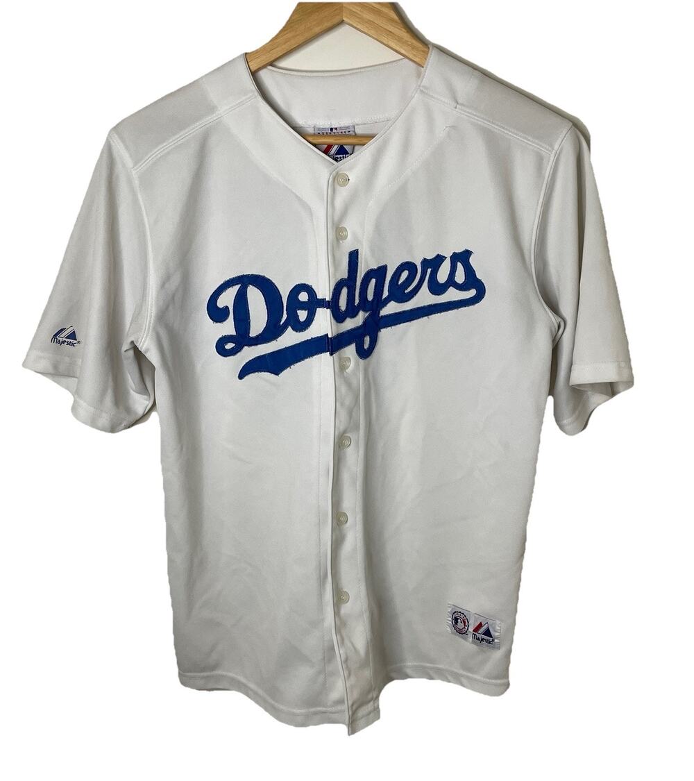 VTG Majestic Russell Martin LA Dodgers Jersey Women Sz S/M Los Angeles #55